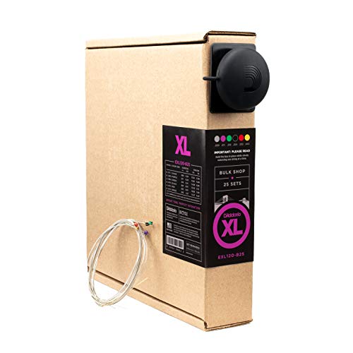 D'Addario Electric Guitar Strings, XL Nickel, EXL120-B25, Super Light Gauge 09-42, 6-String Set, Pack of 25