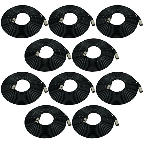 GLS Audio 25ft Mic Cable (10-Pack)