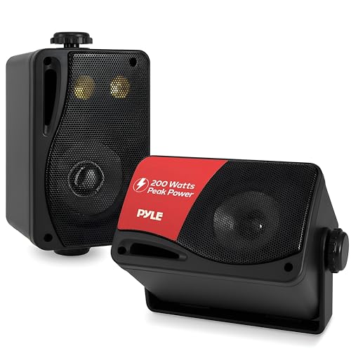 Pyle PLMR24B Dual Box Speakers