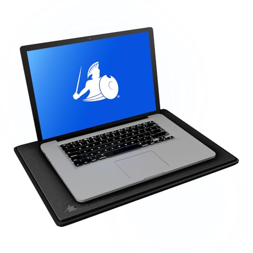 DefenderShield Laptop Pad for EMF Protection  DefenderPad EMF Blocker Pad That Protects from Heat, Battery & Wireless RF Emissions  Durable, Non-Slip Design for Laptops Up to 17  Black