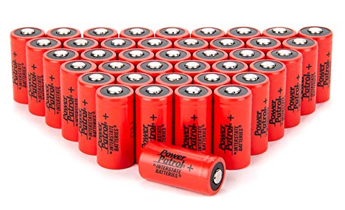 Interstate Batteries Power Patrol CR123A 3V Lithium Battery (40 Pack) 3 Volt 1.55mAh Lithium-ion Batteries (PHO0018) Film, Digital Cameras, Camcorders, Flashlights