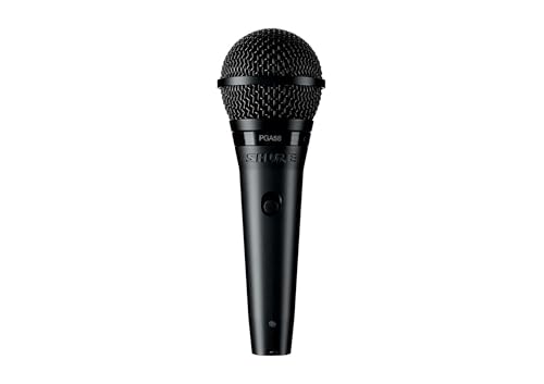 Shure PGA58 Dynamic Microphone - Handheld Mic for Vocals with Cardioid Pick-up Pattern, Discrete On/Off Switch, Stand Adapter and Zipper Pouch, No Cable (PGA58-LC)