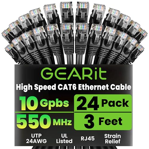 GEARit Cat6 3 ft (24-pack)