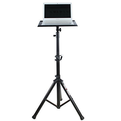 Hola! Music HPS-300B Heavy Duty Professional Multi-Purpose DJ Tripod - Laptop Tripod, Projector Stand, Mixer Stand