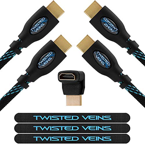 Twisted Veins HDMI Cable 25 ft (2-Pack)