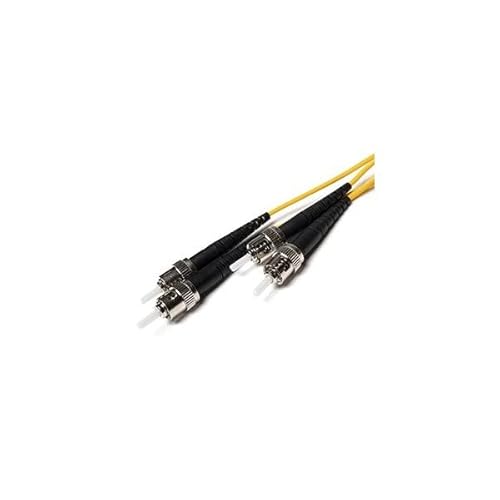 FiberCablesDirect ST-ST OS2 Fiber Patch Cable - 10Gb Duplex 50/125m Singlemode Corning Glass | 65M (213.25ft) | Bulk Networking, Data Centers, Telecom, Enterprise Applications