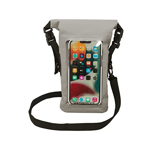 geckobrands Waterproof Phone Tote (Grey)