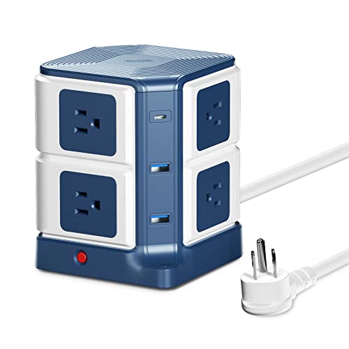 BESTEK Power Strip Tower