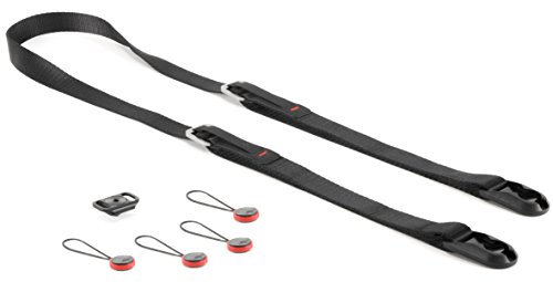Peak Design Leash Camera Strap - Configurable as a Sling, Neck, Shoulder Strap or Safety Tether, Adjustable, Compact