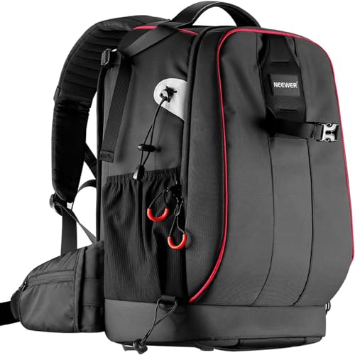 Neewer Pro Camera Case Waterproof Shockproof Adjustable Padded Camera Backpack Bag