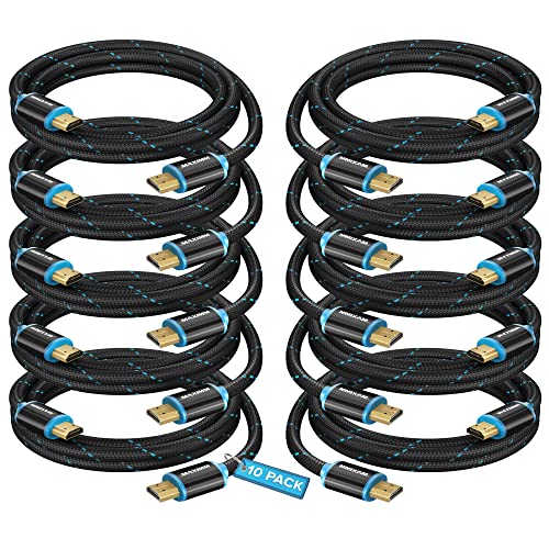 Maximm 4K HDMI Cable 4 ft (10-Pack)