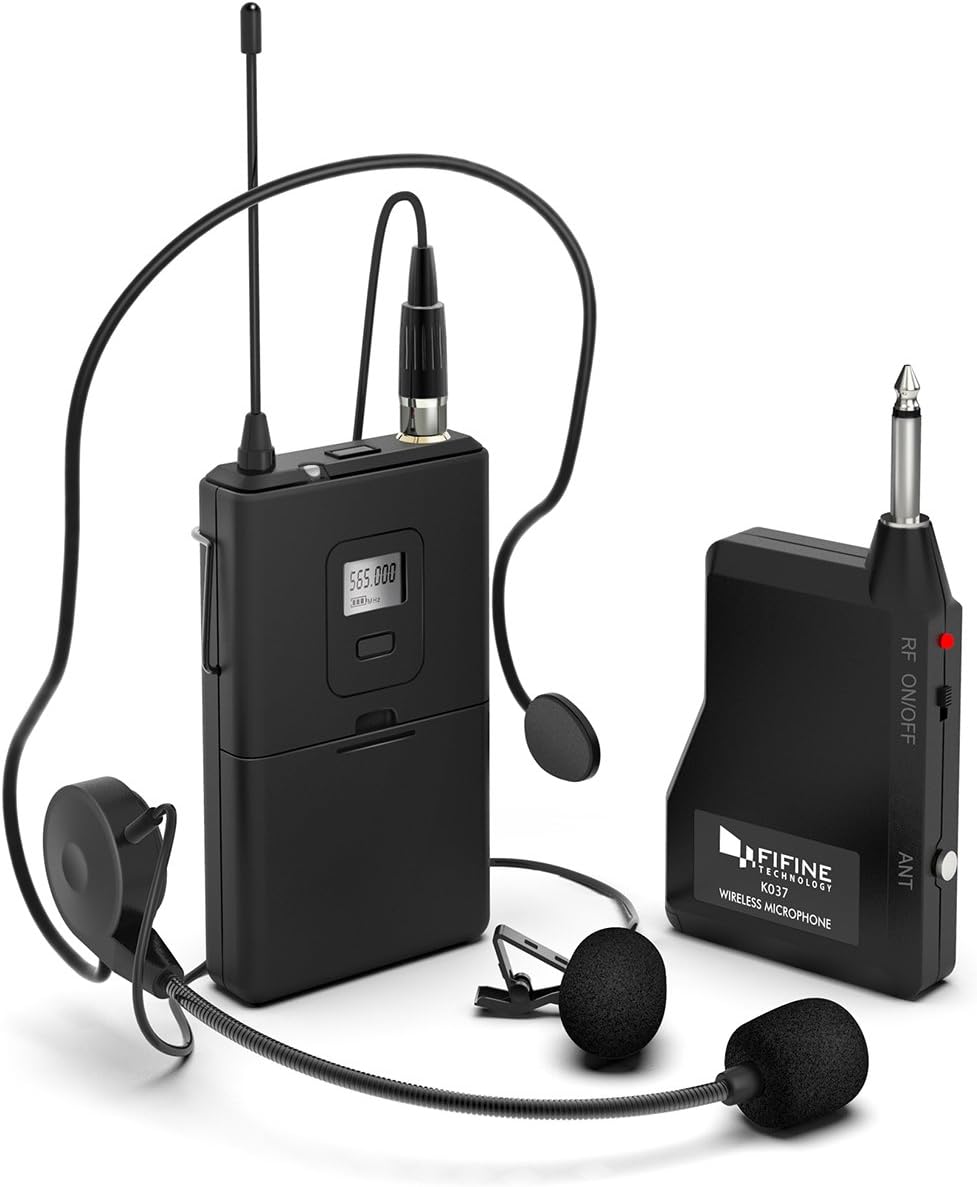 FIFINE Wireless Microphone System K037B