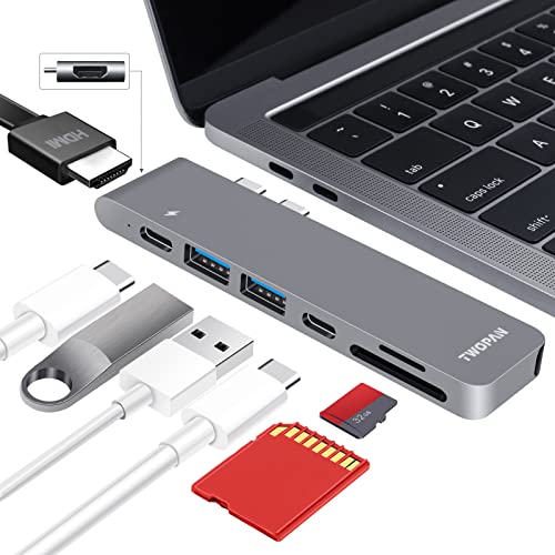 TWOPAN 7-in-2 USB C Hub