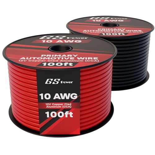 GS Power 200ft CCA 10 Gauge Wire