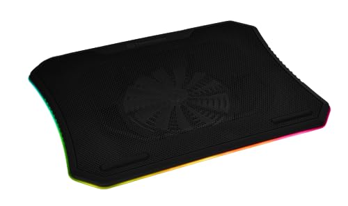 Thermaltake Massive 20 RGB Steel Mesh Panel Single 200mm Fan 10"19" Laptop Notebook Cooling Pad CLN014PL20SWA