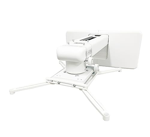 Universal Ultra Short Throw Projector Wall Mount Fully Adjustable: 16"-32" & Roll, Pitch, Yaw All at : 5 Degrees