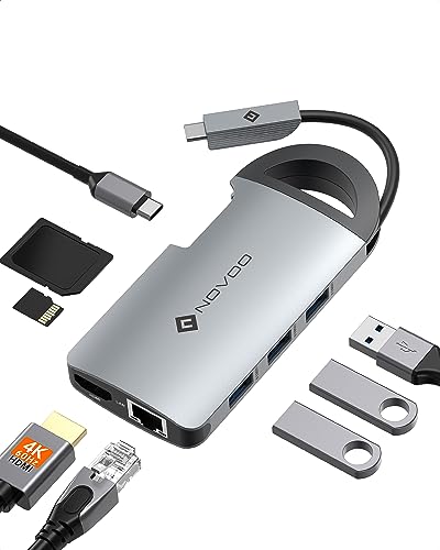 NOVOO USB C Hub 8 in 1