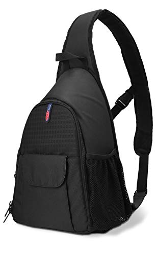 DSLR Camera Bag Waterproof Camera Sling Backpack with Rain Cover Outdoor Travel Backpack Camera Bag Case for Laptop Canon Nikon Sony Pentax DSLR Cameras,Lens,Tripod and Accessories (Black)