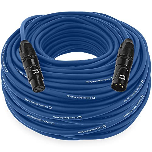 Balanced XLR Cable - 150 ft Blue