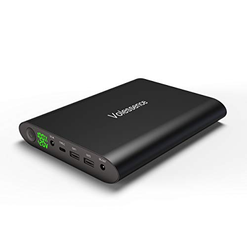 50000mAh Power Bank for Laptop, High Capacity Portable Charger with Fast Charging DC Output 5/8.4/9/12/16/20V External Battery Charger for Dell,HP,MacBook Pro,Samsung, iPhone, and More