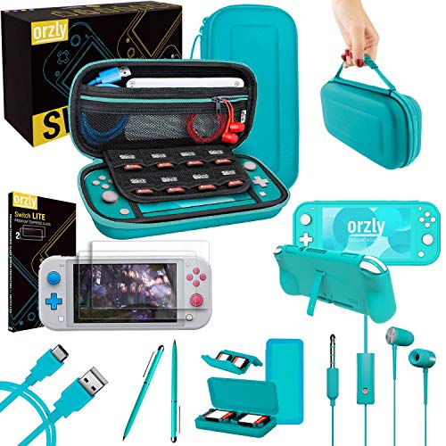 Orzly Switch Lite Accessories Bundle (Turquoise)
