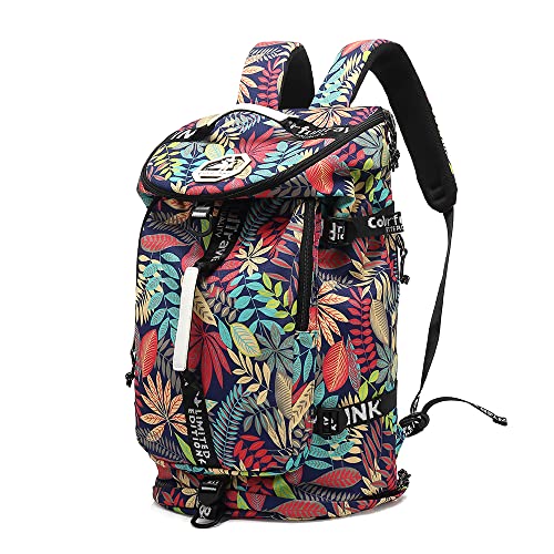 Kalesi Floral Gym Duffle Bag Backpack