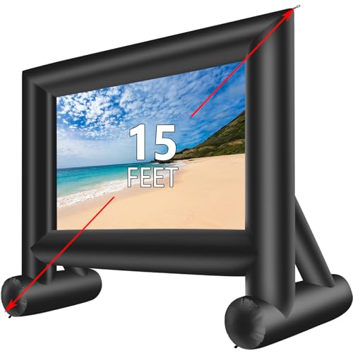 XHYCPY Inflatable Projector Screen 15ft