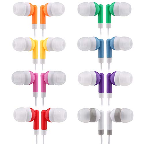 CN-Outlet 100 Pack Multi Colored Earbuds