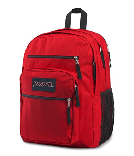 JanSport Laptop Backpack - Computer Bag with 2 Compartments, Ergonomic Shoulder Straps, 15 Laptop Sleeve, Haul Handle - Red Tape