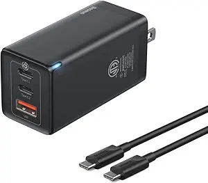Baseus 65W 3‑Port Foldable GaN
