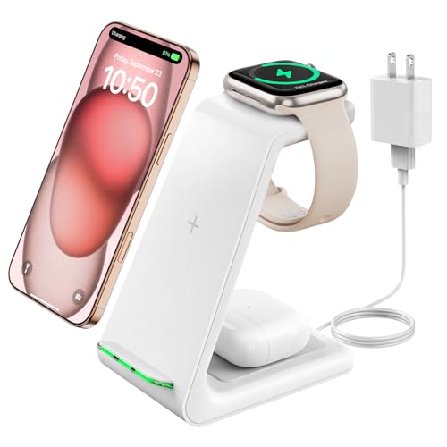 GEEKERA 3 in 1 Wireless Charger