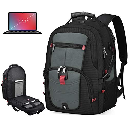 NUBILY 17" Grey Backpack