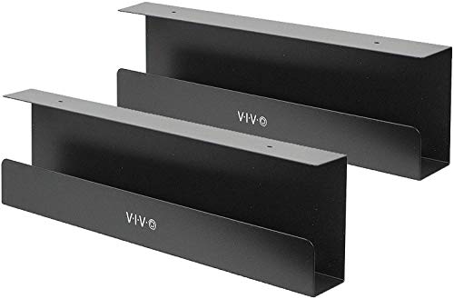 VIVO Under Desk 17 inch Cable Management Trays (2 Pack)