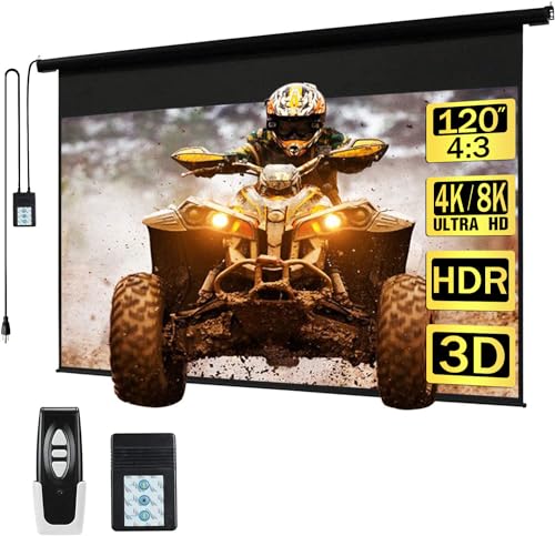 Kayle 120" Motorized (Black)