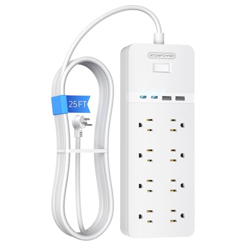 NTONPOWER 8 Outlet (25 ft) Surge Protector