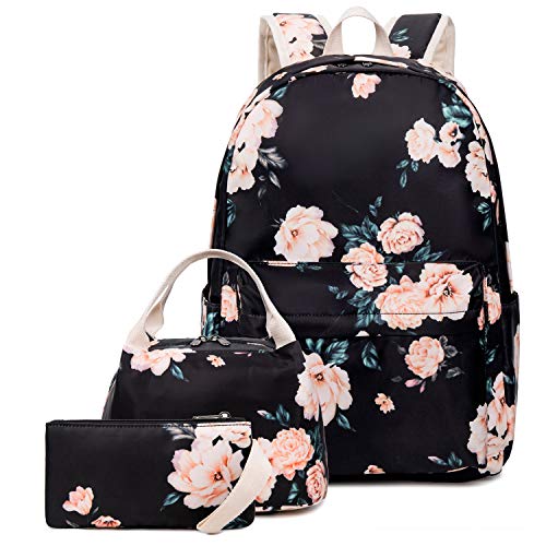 Goodking Teen Girls School Backpack Kids Bookbag Lightweight Travel Laptop Backpack Stylish Casual Daypack