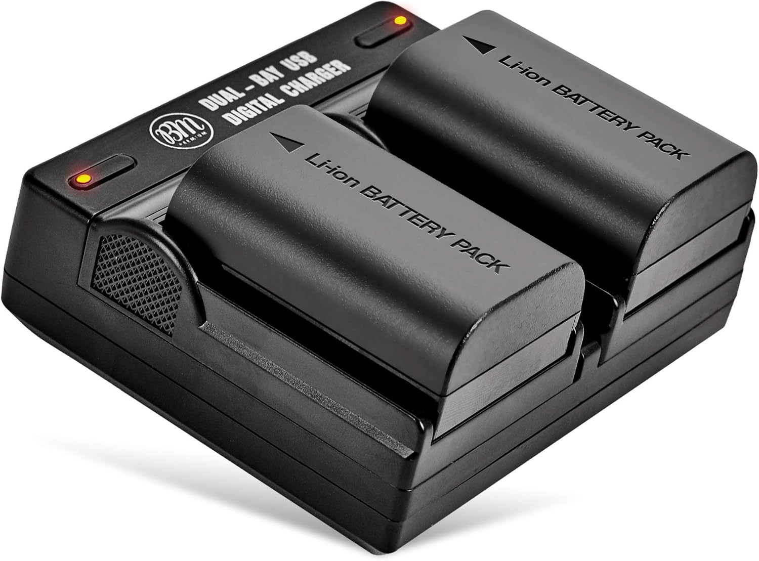 BM Premium LP-E6NH 2-Pack + Dual Charger