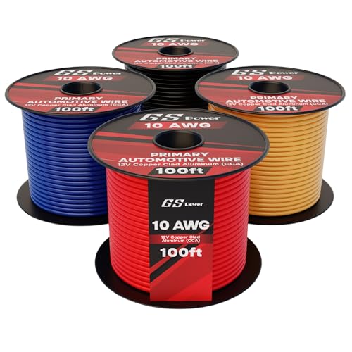 GS Power 400ft CCA 10 Gauge Wire