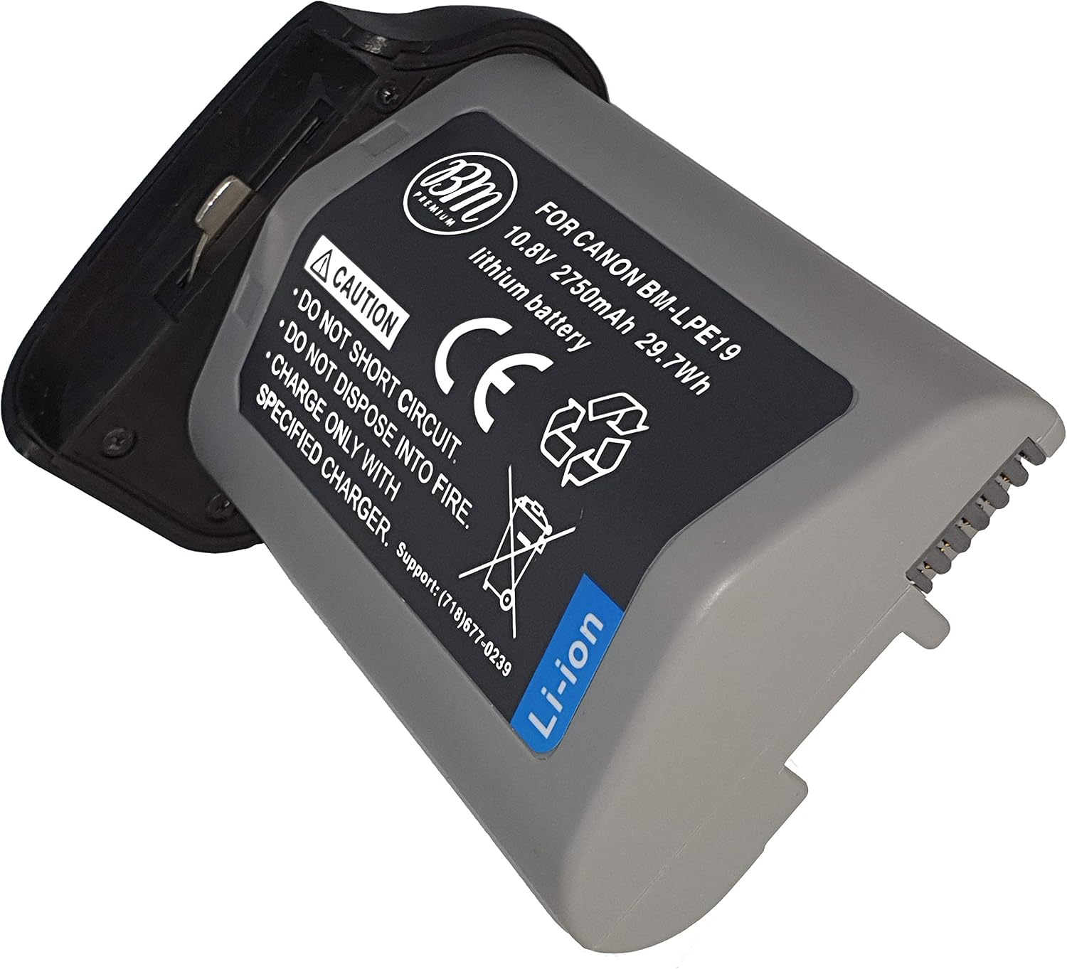 BM Premium LP-E19 High Capacity Battery for Canon EOS R3, EOS 1D X Mark III, EOS 1D X Mark II, EOS 1DX, EOS 1Ds III, EOS 1D IV, EOS 1D III Cameras