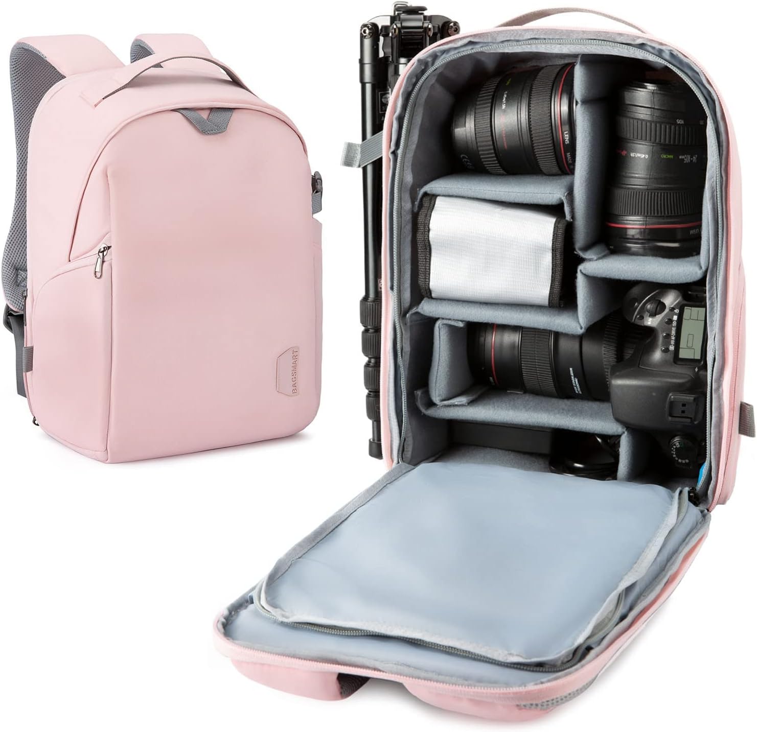 BAGSMART Camera Bag (Pink)