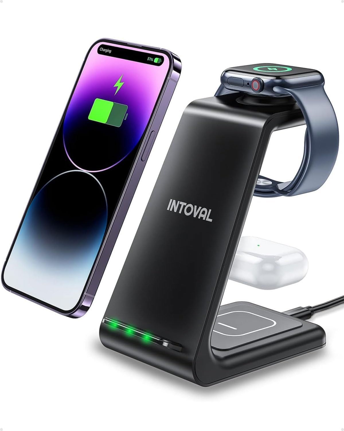 Intoval 3 in 1 Wireless Charging Station