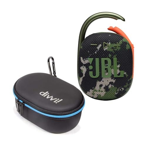 JBL Clip 4 (Camouflage) + divvi! Case
