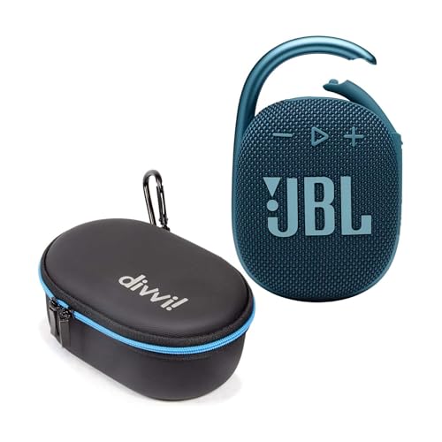 JBL Clip 4 (Blue) + divvi! Case