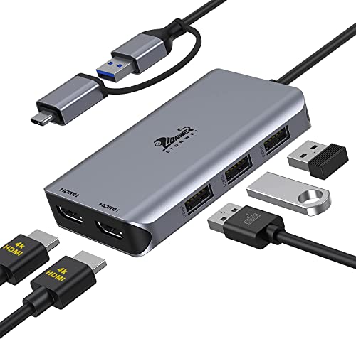 LIONWEI USB 3.0 Dual HDMI Dock