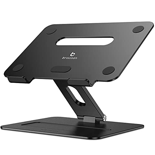 brocoon Adjustable MacBook Stand (Dark Black)