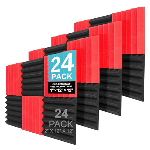 JBER 24 Pack Red & Charcoal Wedges