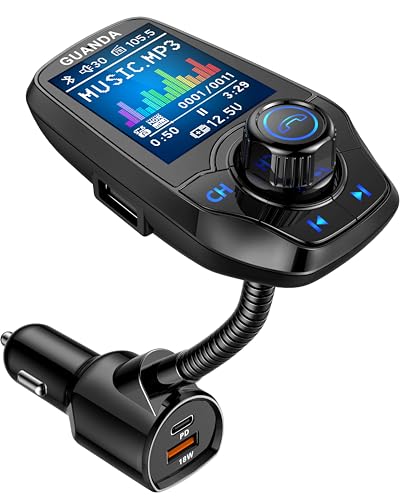 GUANDA Bluetooth FM Transmitter w/ PD 20W