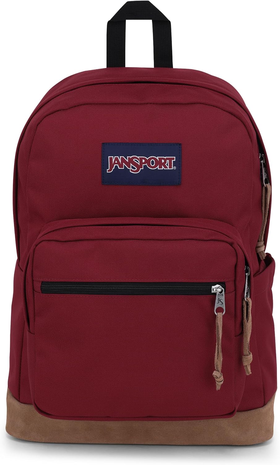 JanSport Right Pack Backpack - Durable Daypack with Padded 15" Laptop Sleeve, Spacious Main Compartment & Integrated Water Bottle Pocket - Russet Red