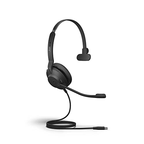 Jabra Evolve2 30 UC Wired Headset, USB-C, Mono, Black