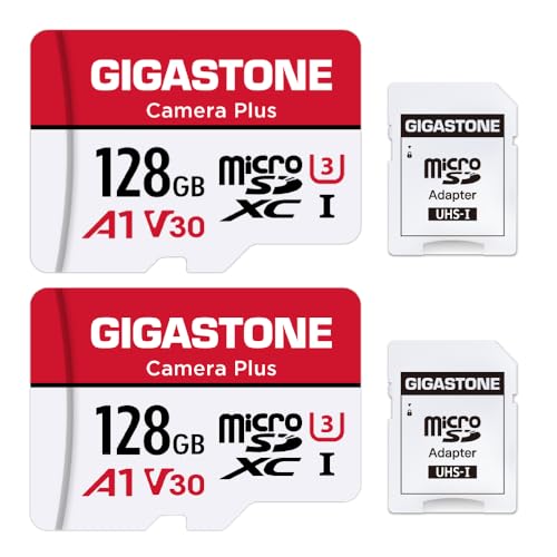 GIGASTONE 128GB Micro SD Card 2-Pack